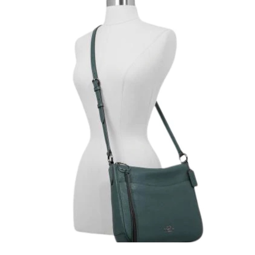 Coach Chaise green polished pebble leather bag . Very good condition - Picture 4 of 14
